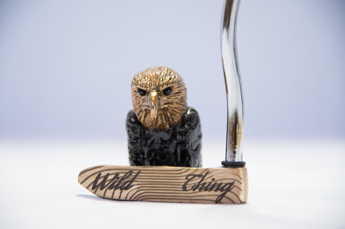 Bronze novelty golf putter