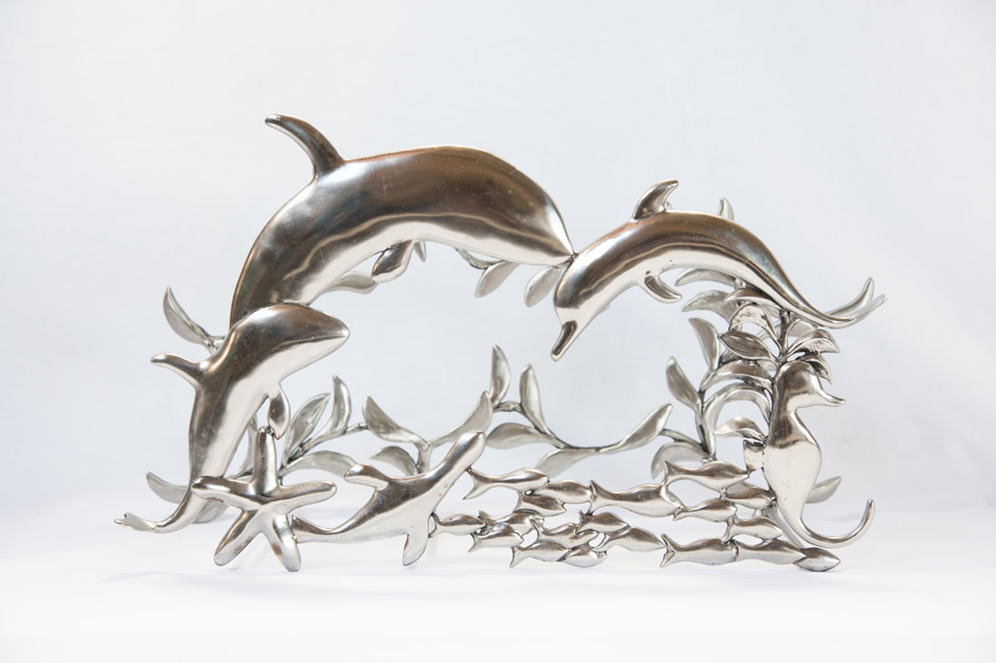 Mark Nordquist Studio bronze sculpture art and custom luxury wine racks